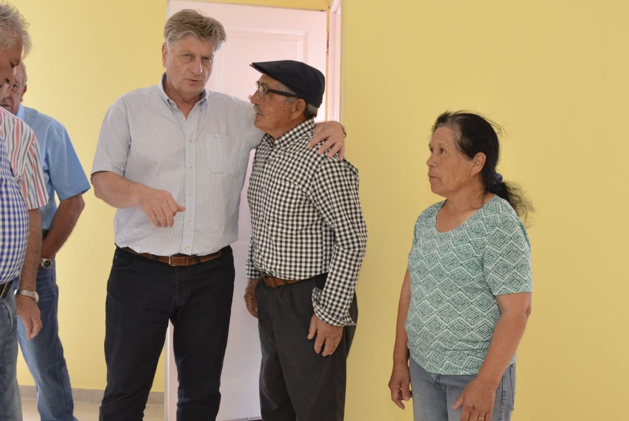 Ziliotto con Simplicio Albornoz y señora